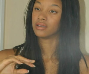 Swarthy dime Tyra Moore..